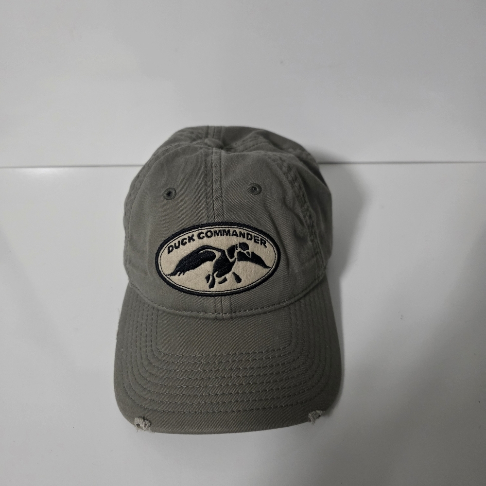 Duck Commander Baseball Cap Green And Camo OSFM